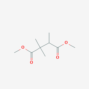 molecular formula C9H16O4 B14453679 Dimethyl 2,2,3-trimethylbutanedioate CAS No. 76904-21-7