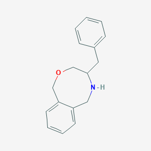 molecular formula C17H19NO B1445370 4-Benzyl-3,4,5,6-tetrahydro-1H-benzo[f][1,4]oxazocine CAS No. 1333113-99-7