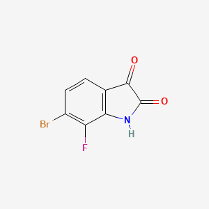 6-Bromo-7-fluoroindoline-2,3-dione
