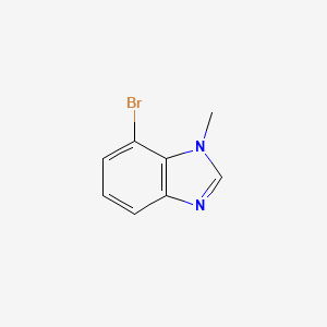 molecular formula C8H7BrN2 B1445375 7-Bromo-1-methyl-1H-benzo[d]imidazole CAS No. 1233542-00-1