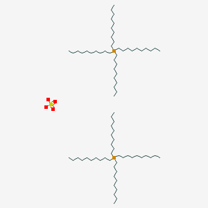 molecular formula C80H168O4P2S B14453787 Bis[tetrakis(decyl)phosphanium] sulfate CAS No. 71977-66-7
