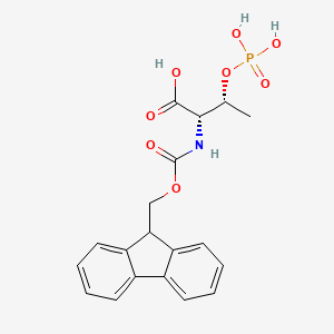 molecular formula C19H20NO8P B1445389 Fmoc-Thr(PO3H2)-OH CAS No. 883726-90-7