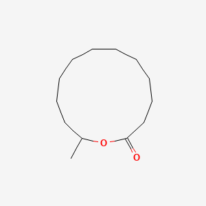 molecular formula C13H24O2 B14453958 Oxacyclotridecan-2-one, 13-methyl- CAS No. 71736-24-8