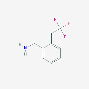 molecular formula C9H10F3N B1445398 2-(2,2,2-Trifluoro-ethyl)-benzylamine CAS No. 1393562-74-7