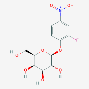 molecular formula C12H14FNO8 B1445400 2-Fluoro-4-nitrophenyl beta-d-galactopyranoside CAS No. 807610-60-2