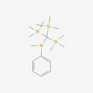 molecular formula C17H35Si4 B14454017 CID 12553097 