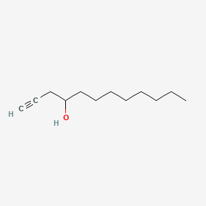 molecular formula C12H22O B14454035 1-Dodecyn-4-ol CAS No. 74646-36-9