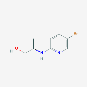 (2S)-2-[(5-bromopyridin-2-yl)amino]propan-1-ol