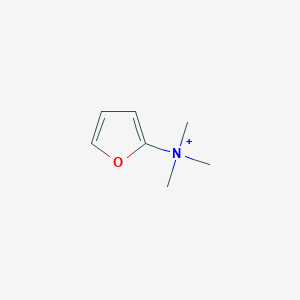 molecular formula C7H12NO+ B14454041 N,N,N-Trimethylfuran-2-aminium CAS No. 73316-06-0