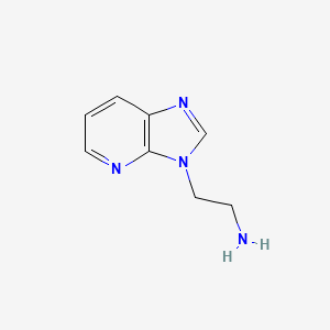 molecular formula C8H10N4 B1445405 2-(3H-imidazo[4,5-b]pyridin-3-yl)ethan-1-amine CAS No. 885468-76-8