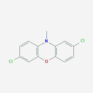 molecular formula C13H9Cl2NO B14454090 2,7-Dichloro-10-methyl-10H-phenoxazine CAS No. 72403-89-5