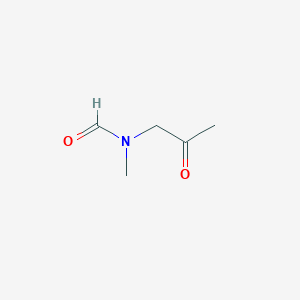 molecular formula C5H9NO2 B14454106 N-methyl-N-(2-oxopropyl)formamide CAS No. 76467-26-0