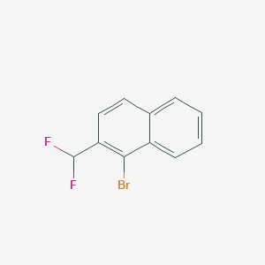 molecular formula C11H7BrF2 B1445415 1-溴-2-(二氟甲基)萘 CAS No. 925441-52-7