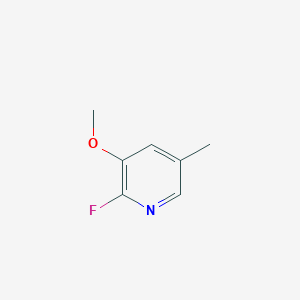 molecular formula C7H8FNO B1445418 2-Fluoro-3-methoxy-5-methylpyridine CAS No. 1184172-54-0