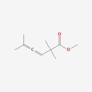 molecular formula C10H16O2 B14454187 Methyl 2,2,5-trimethylhexa-3,4-dienoate CAS No. 75787-78-9