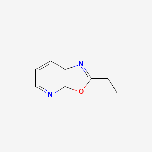 molecular formula C8H8N2O B1445420 2-Ethyloxazolo[5,4-b]pyridine CAS No. 856990-30-2