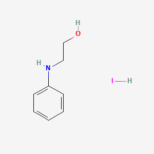 molecular formula C8H12INO B14454212 2-Anilinoethanol hydroiodide CAS No. 73927-23-8