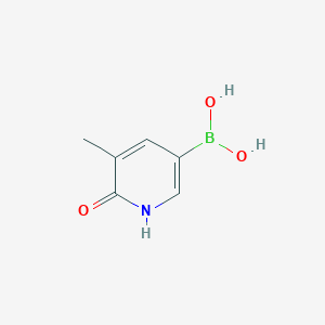 molecular formula C6H8BNO3 B1445425 6-Hydroxy-5-methylpyridin-3-ylboronic acid CAS No. 1356087-46-1