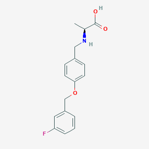 molecular formula C17H18FNO3 B1445432 Safinamide acid CAS No. 1160513-60-9