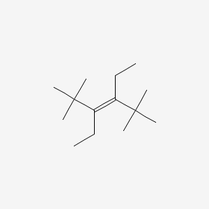 molecular formula C14H28 B14454417 (E)-3,4-Di-tert-butyl-3-hexene CAS No. 75245-21-5
