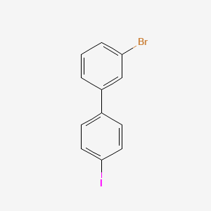 molecular formula C12H8BrI B1445445 3-溴-4'-碘-1,1'-联苯 CAS No. 187275-73-6