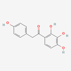 molecular formula C14H12O5 B14454489 2,3,4,4'-Tetrahydroxydeoxybenzoin CAS No. 77316-95-1