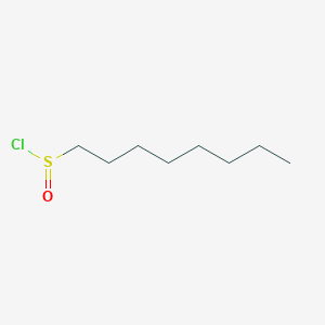 molecular formula C8H17ClOS B14454573 Octane-1-sulfinyl chloride CAS No. 72394-49-1
