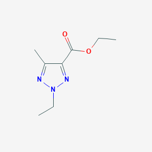 molecular formula C8H13N3O2 B1445461 ethyl 2-ethyl-5-methyl-2H-1,2,3-triazole-4-carboxylate CAS No. 942060-25-5
