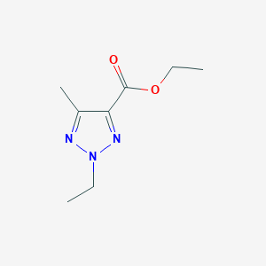 molecular formula C8H13N3O2 B1445461 Ethyl 2-ethyl-5-methyltriazole-4-carboxylate CAS No. 942060-25-5