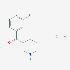 3-[(3-Fluorophenyl)carbonyl]piperidine HCl