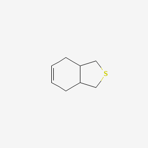 molecular formula C8H12S B14454666 8-Thiabicyclo[4.3.0]non-3-ene CAS No. 74601-20-0