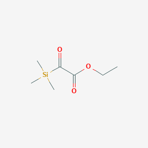 molecular formula C7H14O3Si B14454743 Ethyl oxo(trimethylsilyl)acetate CAS No. 71419-94-8