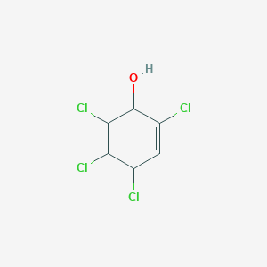 molecular formula C6H6Cl4O B14454759 2,4,5,6-Tetrachlorocyclohex-2-en-1-ol CAS No. 78137-69-6