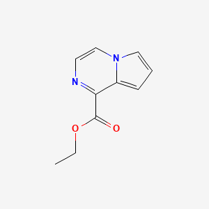 molecular formula C10H10N2O2 B1445476 Ethyl pyrrolo[1,2-a]pyrazine-1-carboxylate CAS No. 1251761-36-0