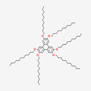 molecular formula C84H144O6 B14454762 2,3,6,7,10,11-Hexakis(undecyloxy)triphenylene CAS No. 74109-52-7