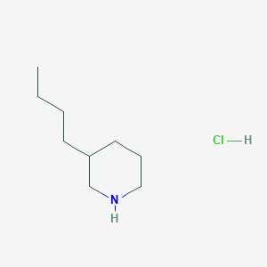 molecular formula C9H20ClN B1445477 3-Butylpiperidine hydrochloride CAS No. 858834-35-2