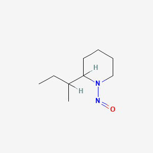 molecular formula C9H18N2O B14454776 2-Butan-2-yl-1-nitrosopiperidine CAS No. 75101-89-2