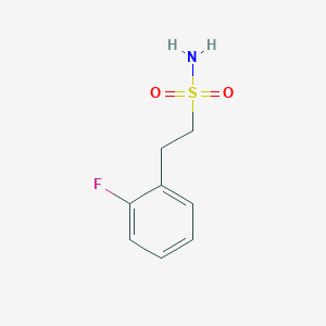 molecular formula C8H10FNO2S B1445484 2-(2-Fluorophenyl)ethane-1-sulfonamide CAS No. 919354-05-5