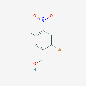 molecular formula C7H5BrFNO3 B1445487 (2-Bromo-5-fluoro-4-nitrophenyl)methanol CAS No. 474329-92-5