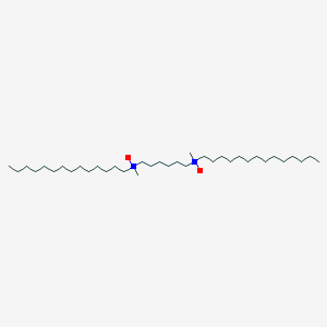 molecular formula C36H76N2O2 B14454921 N,N'-dimethyl-N,N'-di(tetradecyl)hexane-1,6-diamine oxide CAS No. 71182-06-4