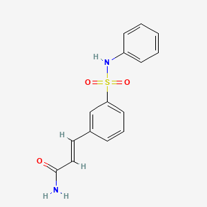 molecular formula C15H14N2O3S B1445494 Belinostat amide CAS No. 1485081-57-9
