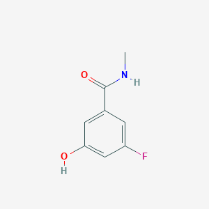 molecular formula C8H8FNO2 B1445495 3-Fluoro-5-hydroxy-N-methylbenzamide CAS No. 1243380-28-0