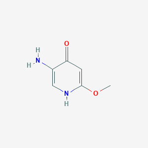 molecular formula C6H8N2O2 B1445498 5-氨基-2-甲氧基吡啶-4-醇 CAS No. 1374652-74-0