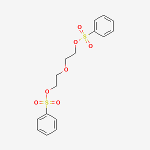 molecular formula C16H18O7S2 B14455001 Diethylene glycol, dibenzenesulfonate CAS No. 77918-08-2