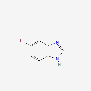 molecular formula C8H7FN2 B1445503 5-氟-4-甲基苯并咪唑 CAS No. 1360938-47-1