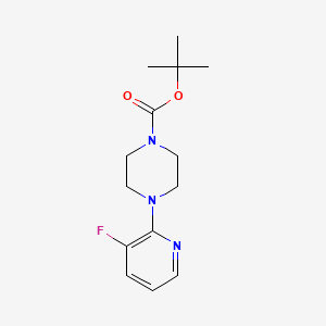 molecular formula C14H20FN3O2 B1445509 tert-Butyl 4-(3-fluoropyridin-2-yl)piperazine-1-carboxylate CAS No. 1279029-66-1