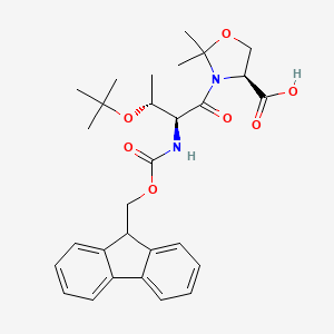 molecular formula C29H36N2O7 B1445513 Fmoc-苏（Tbu）-丝（Psi(Me,Me)Pro）-OH CAS No. 1425938-63-1
