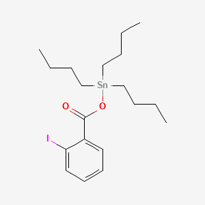 molecular formula C19H31IO2Sn B14455145 Stannane, (2-iodobenzoyloxy)tributyl- CAS No. 73927-93-2