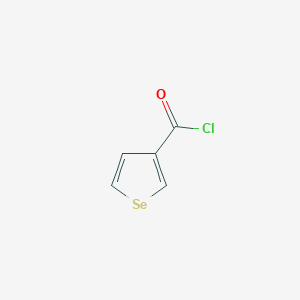 molecular formula C5H3ClOSe B14455148 Selenophene-3-carbonyl chloride CAS No. 75529-68-9