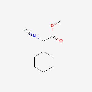 molecular formula C10H13NO2 B14455151 Methyl cyclohexylidene(isocyano)acetate CAS No. 76203-04-8